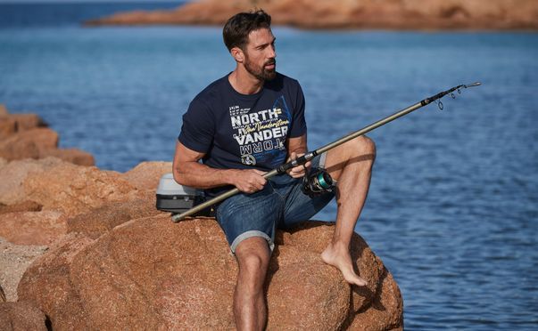 T-Shirt FRIMANN: Nautisches Flair für Herren in Übergröße!