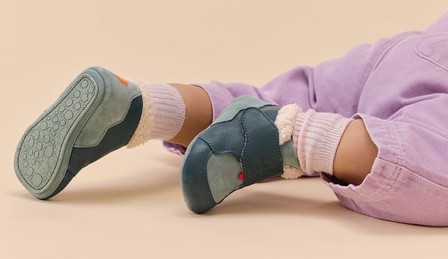 Krabbelschuh Leder Growy