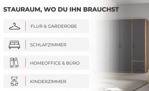 Stauraum, wo du ihn brauchst
