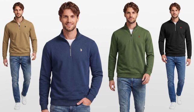 Half Zip Pullover mit sportlich eleganter Ausstrahlung