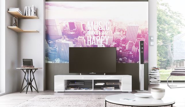 Vielseitiges TV-Lowboard Movie: Cleveres Design für Ihren Wohnraum