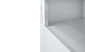 Grifflose Fronten mit praktischen Überständen