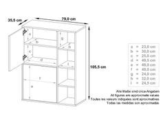 Maßangaben Kommode Cuba