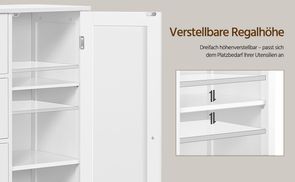 Anpassbare Regalhöhe