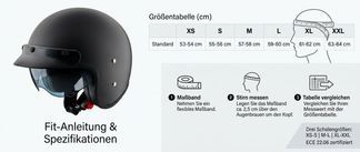 Helmgrößen / Fit