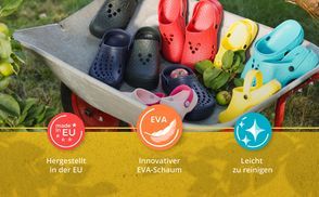 Vorteile Ladeheid Clogs