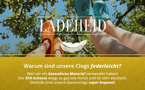 Warum sind unsere Clogs Federleichte?