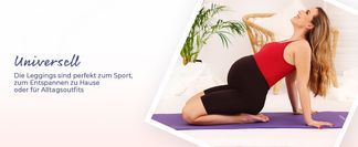 Kurze Umstandsleggings