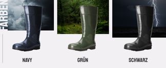 100% PVC Regenstiefel