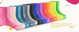 Innovative Regenstiefel aus EVA Schaum