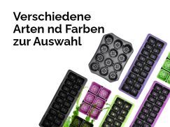 Verschiedene Arten und Farben zur Auswahl