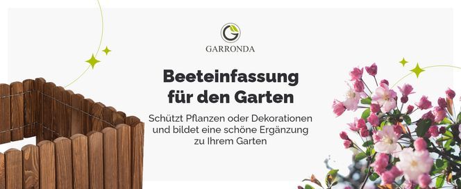Beeteinfassung für den Garten
