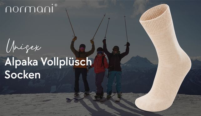 Alpaka Vollpluschsocken von NORMANI