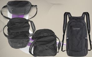 Blitzschnell von der Bauchtasche zum Rucksack