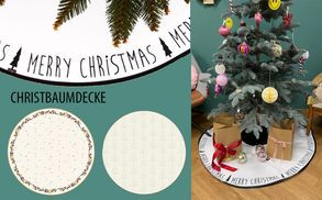 Christbaumdecken in verschiedenen Designs