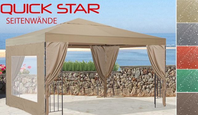QUICK STAR Pavillon Seitenwände – passgenau & vielseitig