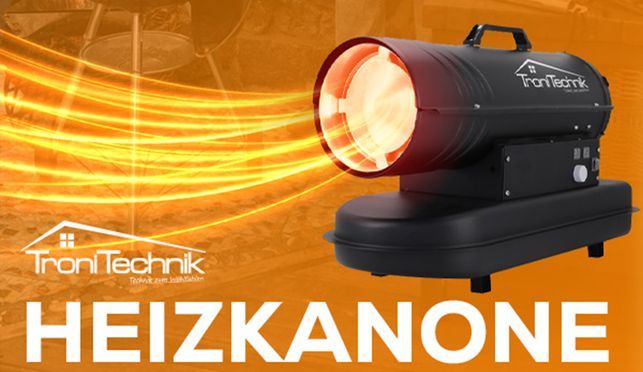 30kW power heater – Efficient heat for large areas