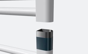 Dieser Badheizkörper von Bosch besticht vor allem durch sein