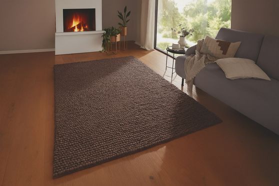 TaraCarpet Bubble – Handgefertigter Schlingenteppich aus reiner Schurwolle