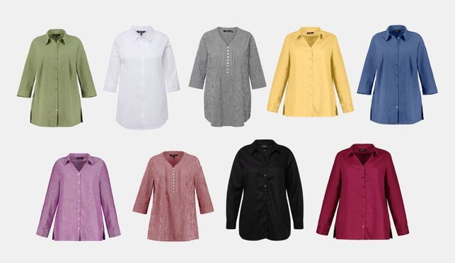 Pflegeleichte Blusen mit angenehmem Tragegefühl