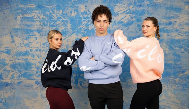 SMILODOX Oversize Sweatshirt Liquid Brail