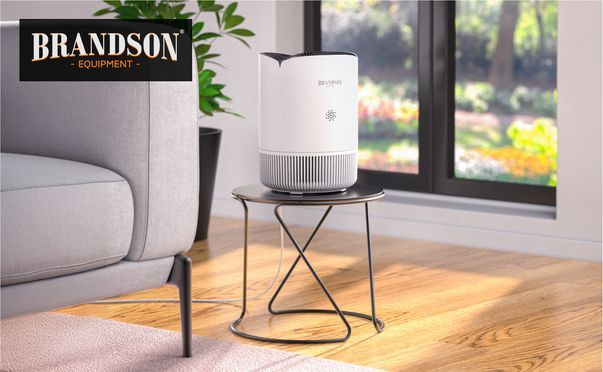 Brandson Luftreiniger fr Allergiker, 4 Filterstufen HEPA Aktivkohle, Smart  Home mit App, fr 45 m Rume, Air Purifier CADR 158 m/h, entfernt bis zu  99,97 % Schadstoffe, leise