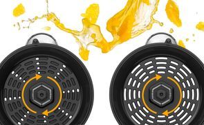 Einstellbares Sieb für Fruchtfleisch Fans