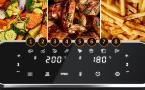 Präzise Steuerung mit LED Touchscreen