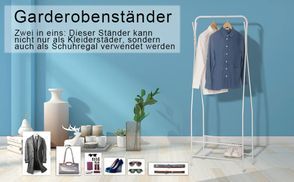 Metall Kleiderständer Mit Schuhablage