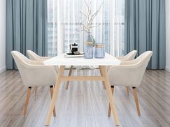 Merkmale des WOLTU dunkelblauen samtigen Esszimmerstuhls: