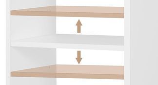 Verstellbarer Regalboden