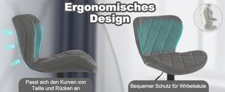 WOLTU ergonomischer Barhocker