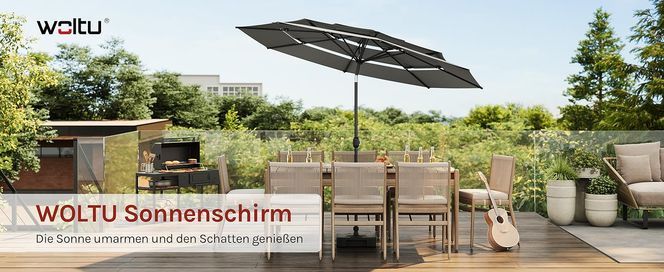 WOLTU Sonnenschirm – für mehr Komfort in Ihrer Outdoor Zeit!