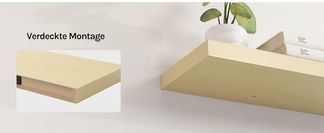 Unsichtbare Halterung