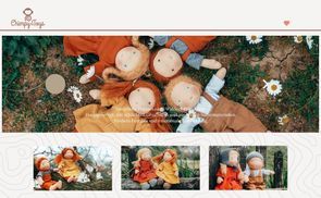 Natur Stoffpuppe – Handgemachtes Geschenk