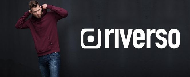 Lässiger Kapuzenpullover für Herbst und Winter riverso Herren Kapuzenpullover RIVSandro