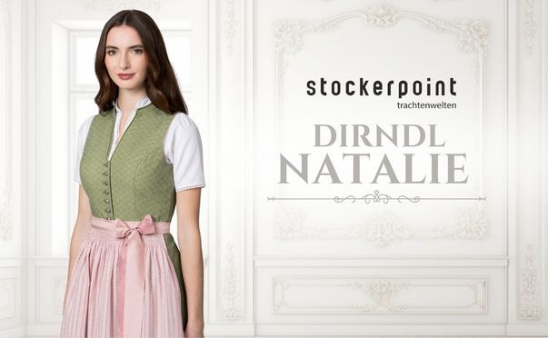 Geschmackvolles Dirndl Natalie in Grün