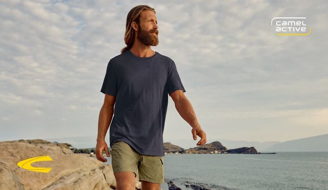 Entdecke die Welt mit camel active und finde dein neues Lieblings T Shirt!