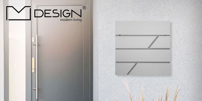 Briefkasten in Hellgrau von ML Design