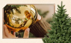 Besonders wie das Leuchten in einer Christbaumkugel