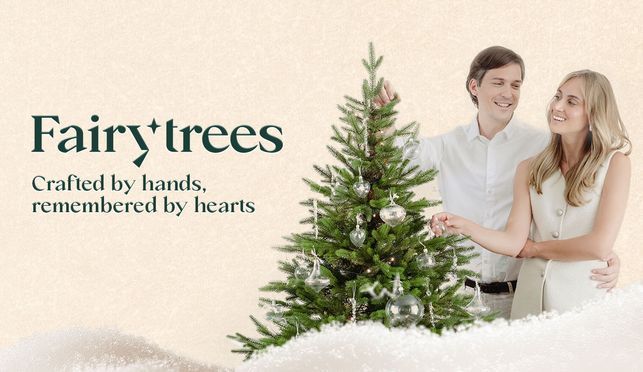 Weihnachtsbäume, die Generationen verbinden