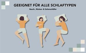 Geeignet für alle Schlaftypen 
