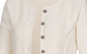 Elegante Knopfleiste mit metallischen Akzenten