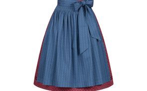 Romantischer Rock mit Blümchenmuster