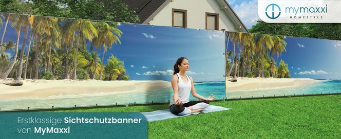 Erstklassige Sichtschutzbanner von MyMaxxi