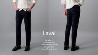 Klassischer Look: Laval Straight Fit Jeans