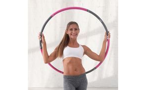 Fitnessreifen in Grau-Pink