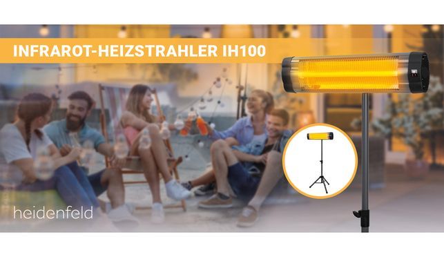 Heidenfeld Infrarot-Heizstrahler IH100