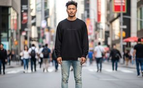 Zeitlos modern: Das Oversized Longsleeve mit Logo Detail