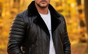 Reichstadt Herren Lederjacke für elegante Alltagslooks
